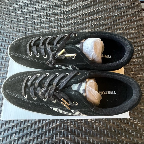 Black-and-white zebra print, fashion sneakers from Sweden.  ladies size 11 - Picture 2 of 10